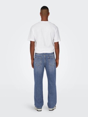 ONLY&SONS ONSFADE LOOSE MB 6781 TAI DNM NOOS Medium Blue Denim | Freewear ONSFADE LOOSE MB 6781 TAI DNM NOOS - www.freewear.nl - Freewear