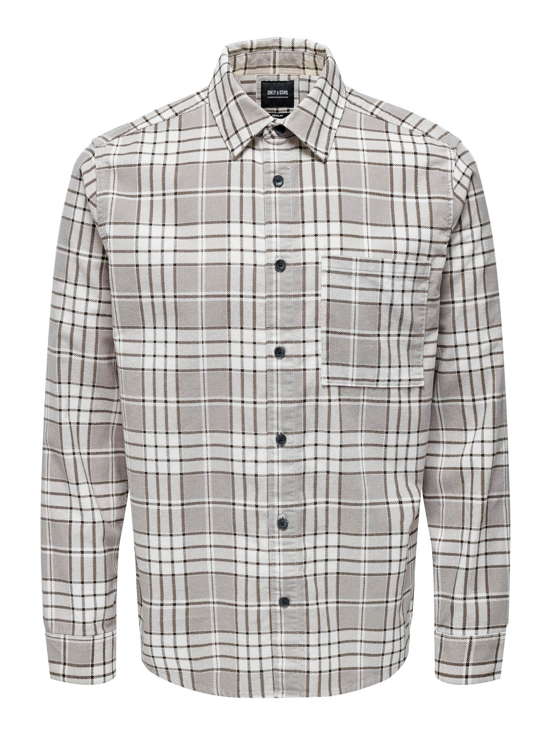 Only and Sons Onsleo Reg Ls Wash Cord Shirt