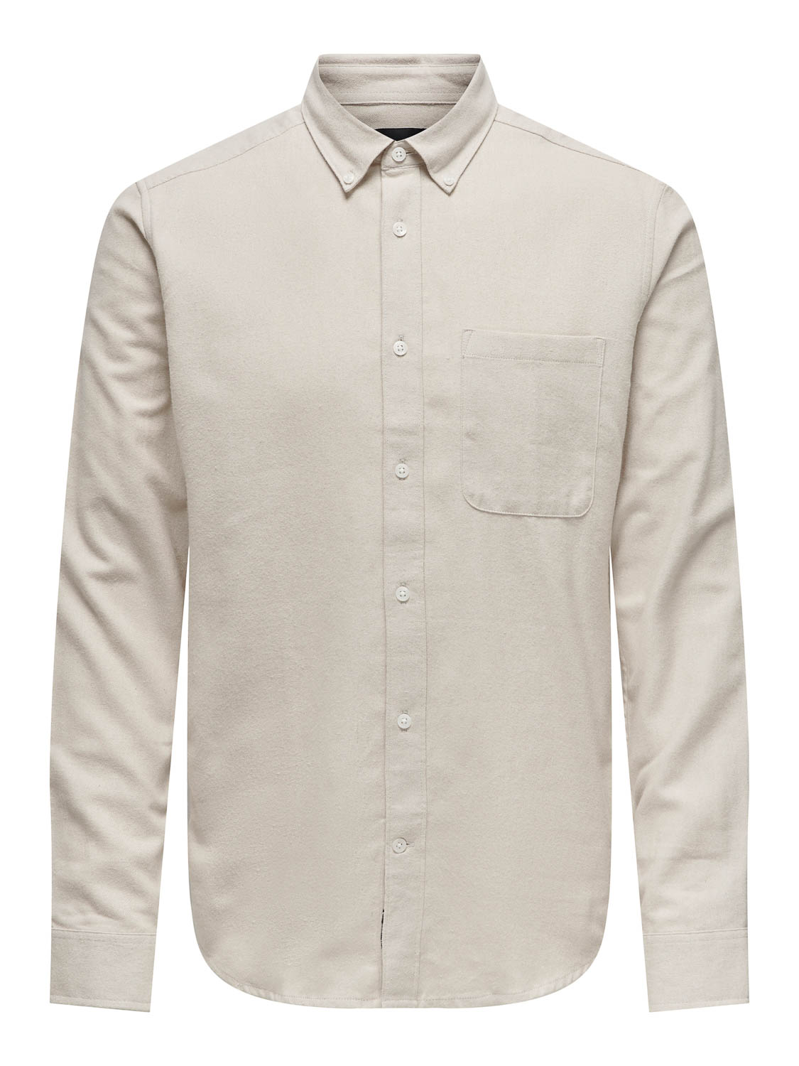 Only & Sons Overhemd Onsgudmund Slim 1-pkt Solid Shirt N 22027307 Silver Lining Mannen Maat - XL