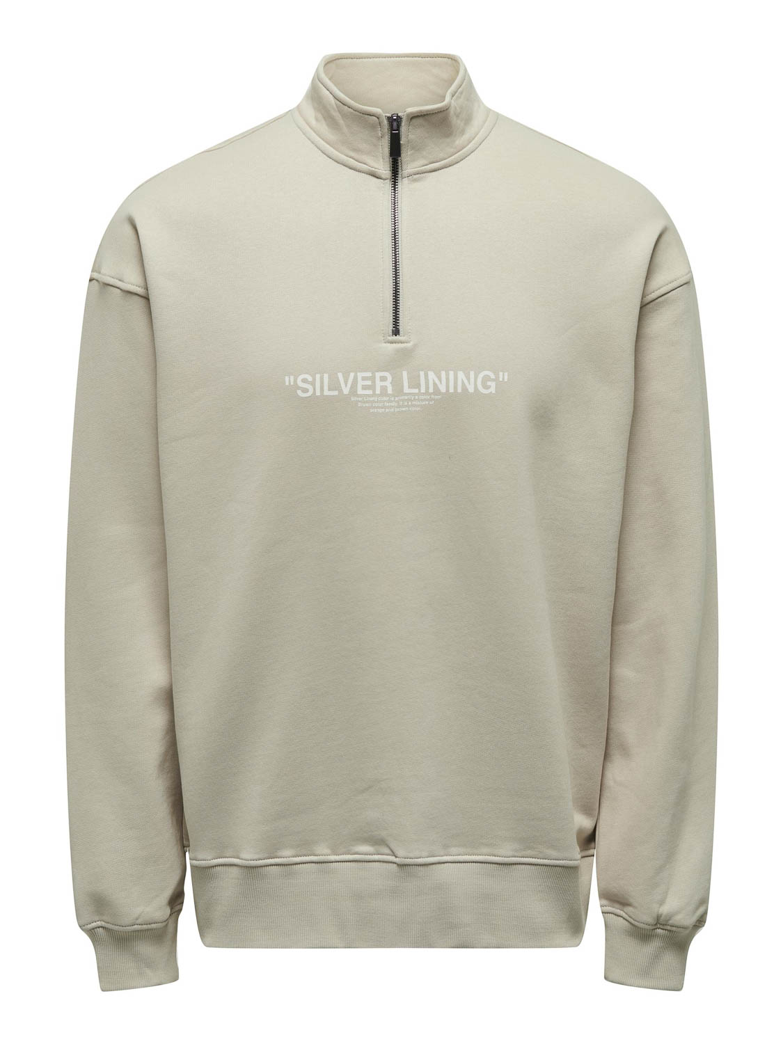 Only & Sons Brice Relax 1/4 Zip High Neck Sweater Heren