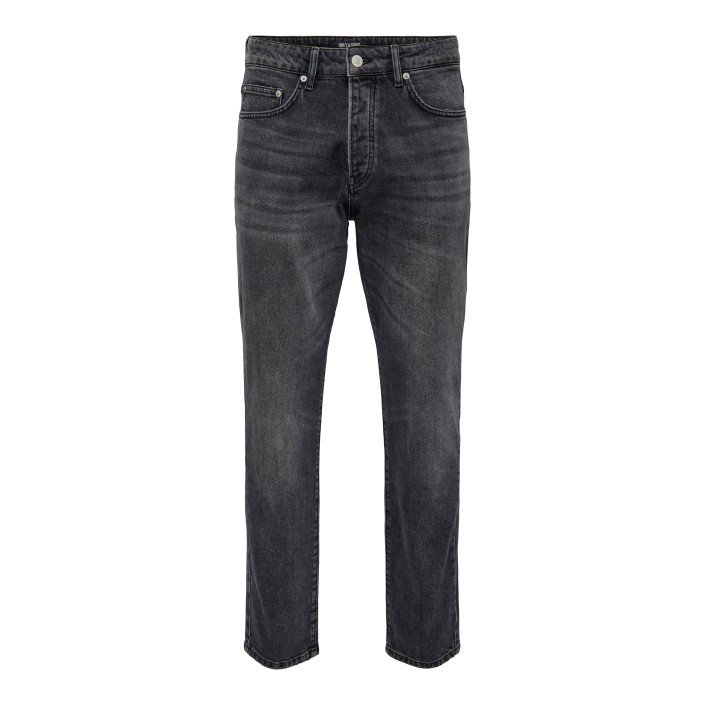 ONLY&SONS ONSYOKE TAPERED WB 7850 DOT DNM NOO: Black Denim | Freewear ONSYOKE TAPERED WB 7850 DOT DNM NOO: - www.freewear.nl - Freewear