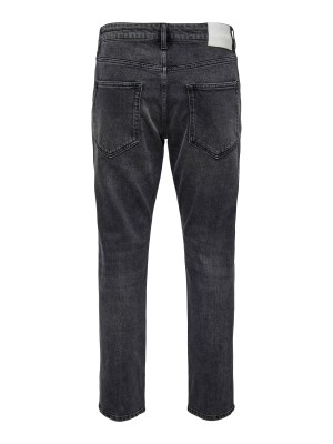 ONLY&SONS ONSYOKE TAPERED WB 7850 DOT DNM NOO: Black Denim | Freewear ONSYOKE TAPERED WB 7850 DOT DNM NOO: - www.freewear.nl - Freewear