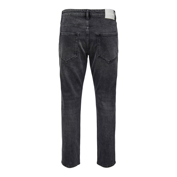 ONLY&SONS ONSYOKE TAPERED WB 7850 DOT DNM NOO: Black Denim | Freewear ONSYOKE TAPERED WB 7850 DOT DNM NOO: - www.freewear.nl - Freewear