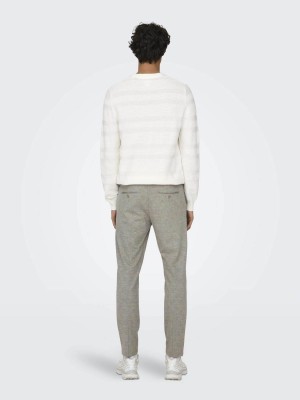 ONLY&SONS ONSMARK SLIM CHECK 020919 PANT NOOS Chinchilla | Freewear ONSMARK SLIM CHECK 020919 PANT NOOS - www.freewear.nl - Freewear