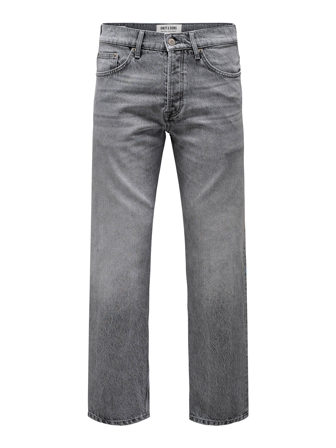 Straight fit jeans met wol, model 'EDGE'