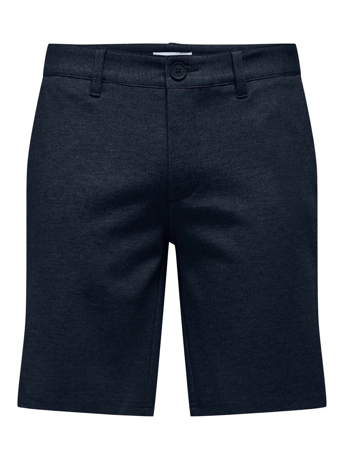 Only & Sons Broek Onsmark 0209 Melange Shorts Noos 22028247 Dress Blues Mannen Maat - S