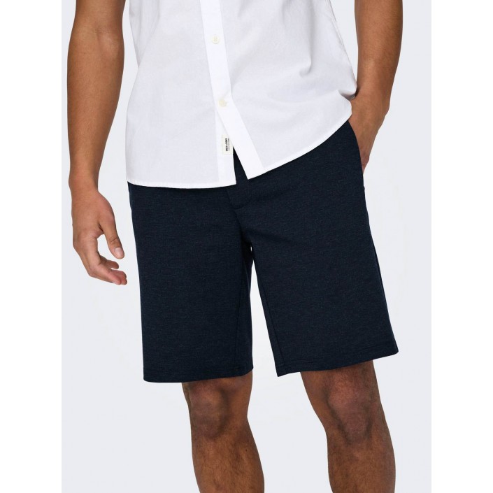 ONLY&SONS ONSMARK 0209 MELANGE SHORTS NOOS Dress Blues | Freewear ONSMARK 0209 MELANGE SHORTS NOOS - www.freewear.nl - Freewear