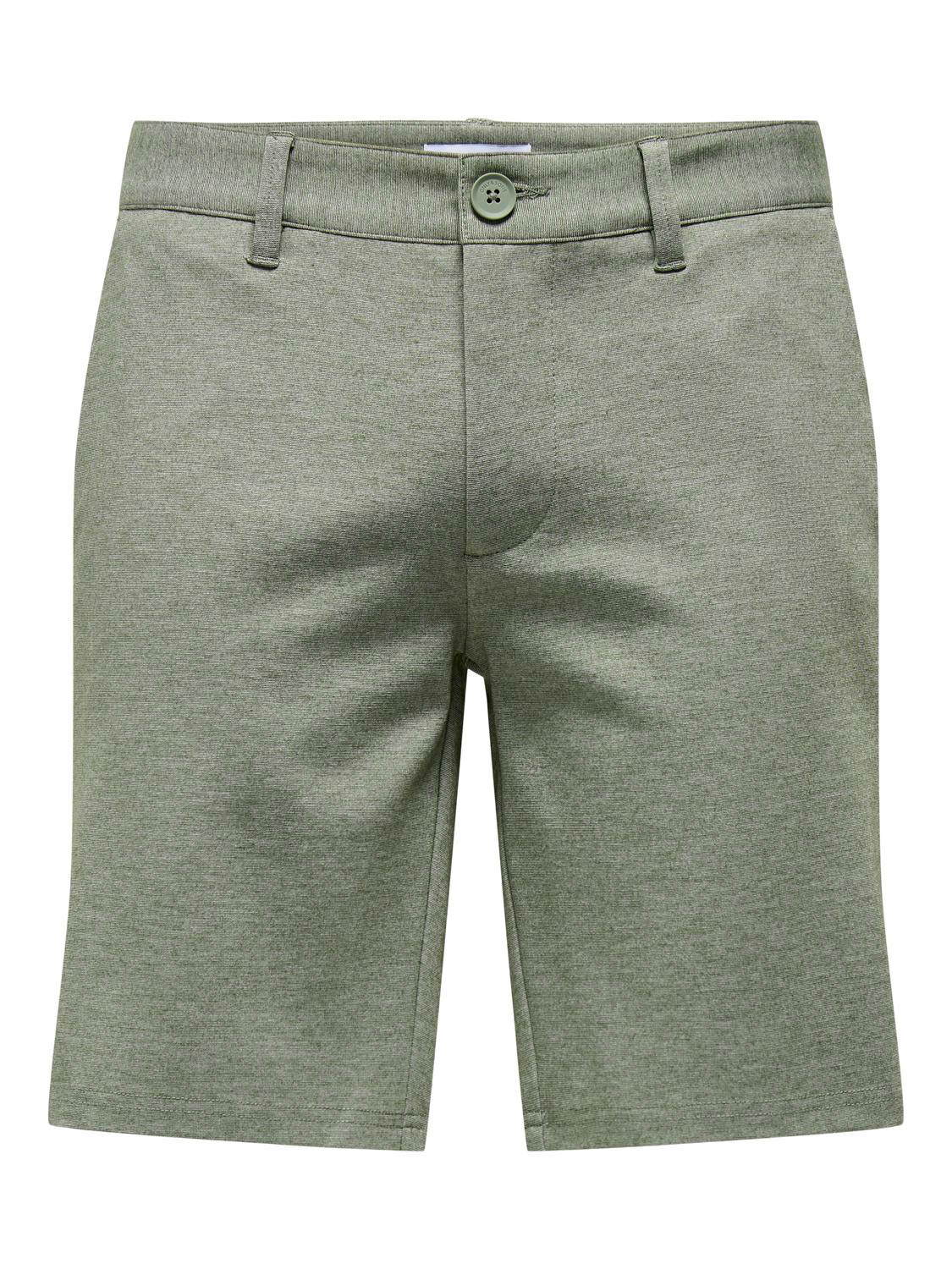 Only & Sons Broek Onsmark 0209 Melange Shorts Noos 22028247 Olive Night Mannen Maat - M