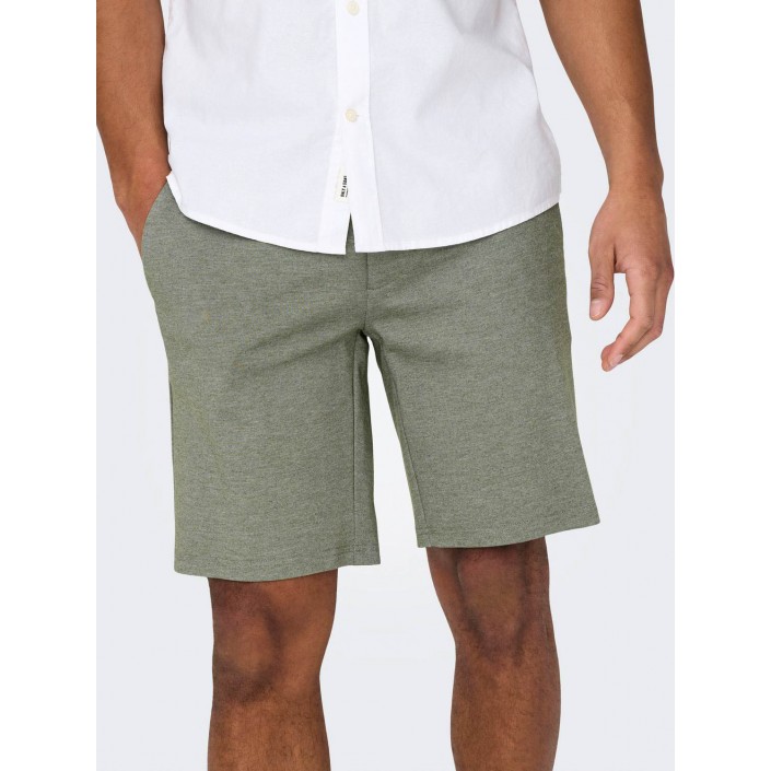 ONLY&SONS ONSMARK 0209 MELANGE SHORTS NOOS Olive Night | Freewear ONSMARK 0209 MELANGE SHORTS NOOS - www.freewear.nl - Freewear