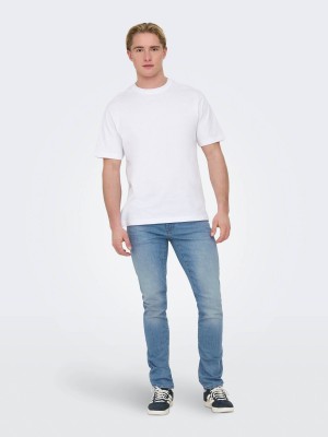 ONLY&SONS ONSLOOM SLIM LBD 8263 AZG DNM NOOS Light Blue Denim | Freewear ONSLOOM SLIM LBD 8263 AZG DNM NOOS - www.freewear.nl - Freewear