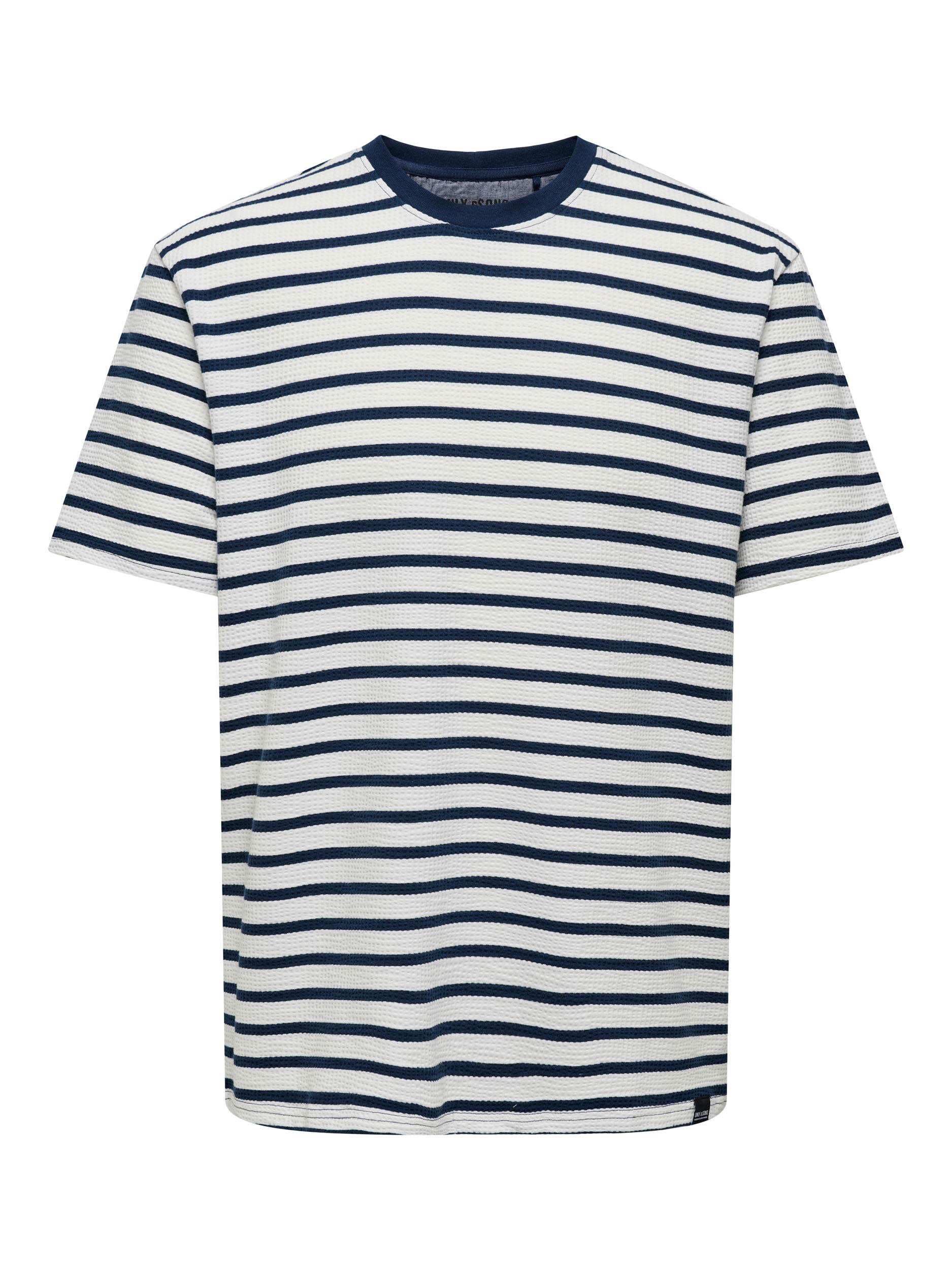 ONSKIAN REG SEERSUCKER STRIPE SS TE