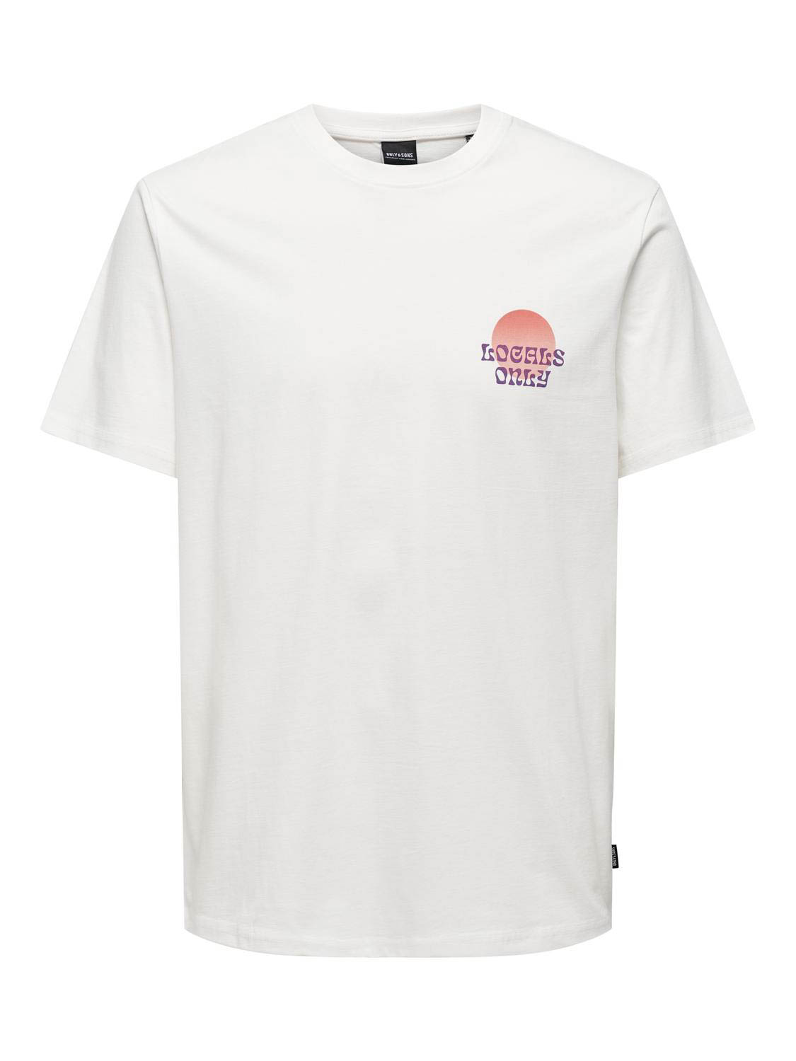ONLY & SONS ONSKYE REG PHOTO SS TEE Heren T-shirt - Maat XXL