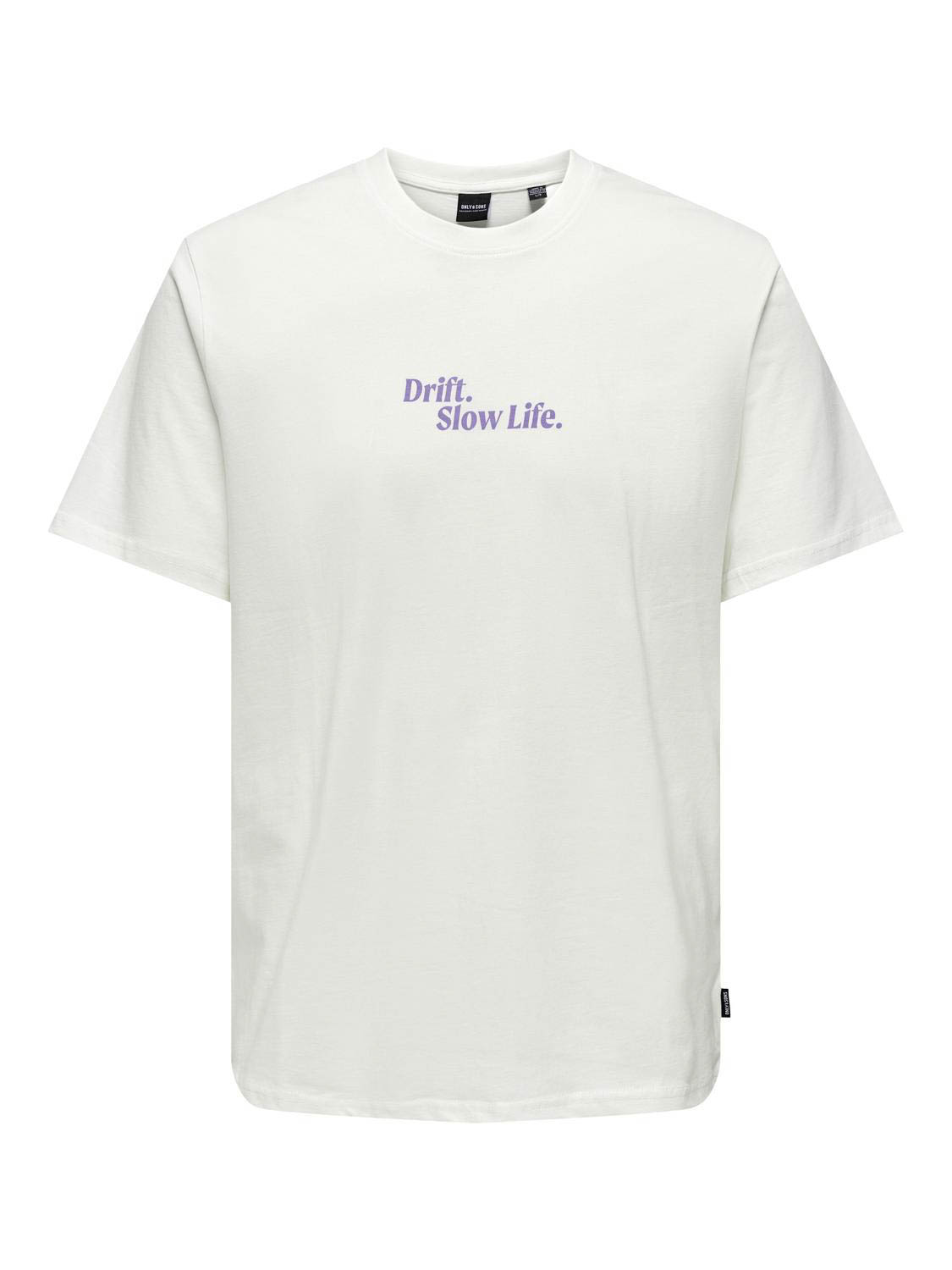ONLY & SONS ONSKYE REG PHOTO SS TEE Heren T-shirt - Maat L