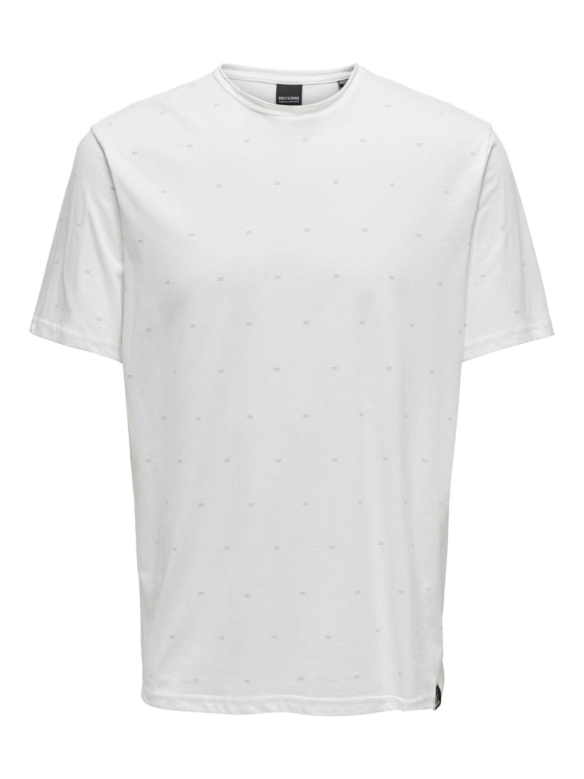 Only and Sons Onsmyron Life Reg Ss Ditsy Tee Cs