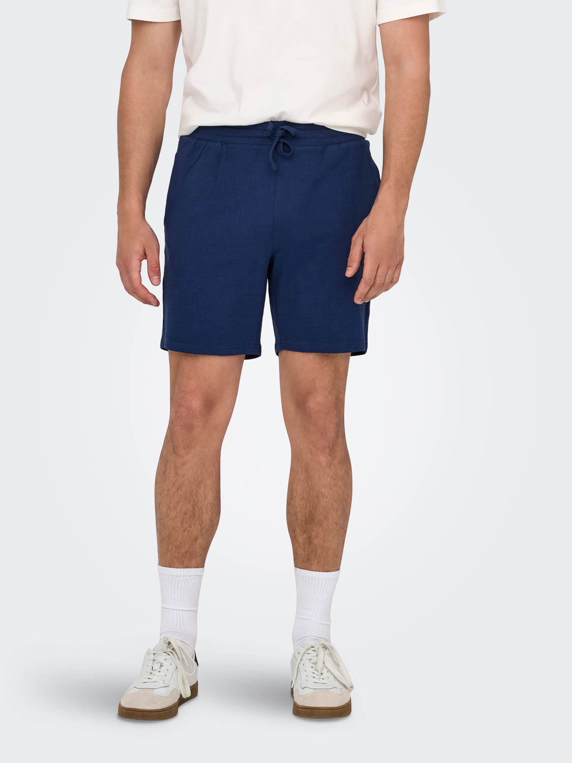 Only and Sons Onskian Life Reg Seersucker Shorts :