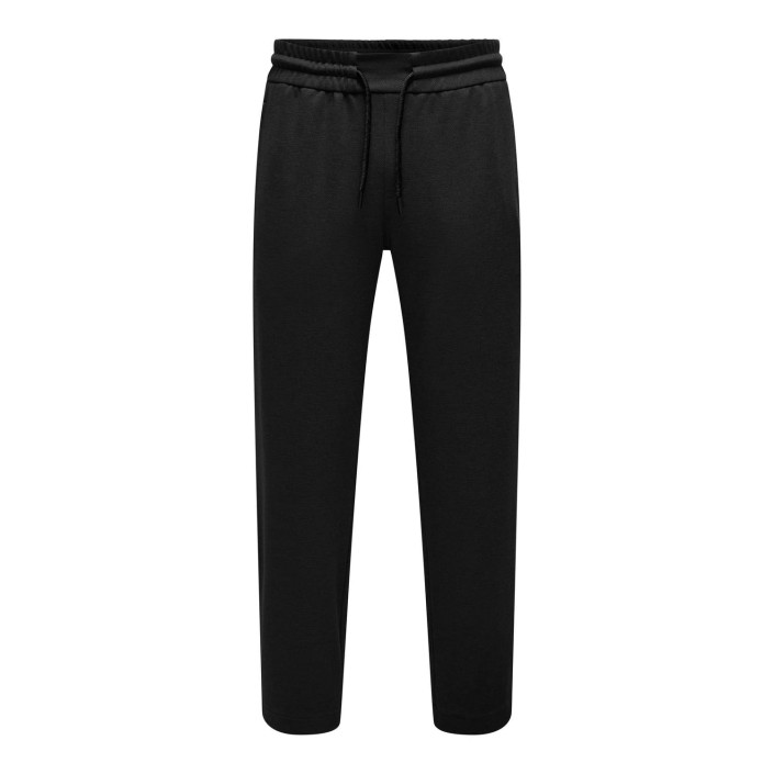 ONLY&SONS ONSJAKE PIQUE JERSEY PANTS Black | Freewear ONSJAKE PIQUE JERSEY PANTS - www.freewear.nl - Freewear