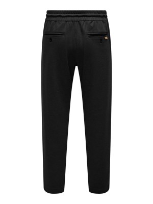 ONLY&SONS ONSJAKE PIQUE JERSEY PANTS Black | Freewear ONSJAKE PIQUE JERSEY PANTS - www.freewear.nl - Freewear