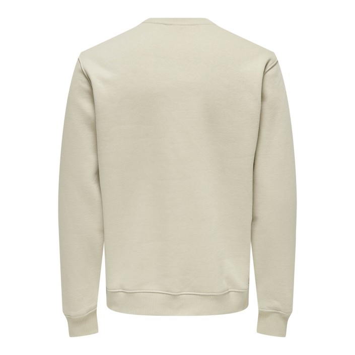 ONLY&SONS ONSCURATED REG CREW NECK SWEAT NOOS Silver Lining | Freewear ONSCURATED REG CREW NECK SWEAT NOOS - www.freewear.nl - Freewear