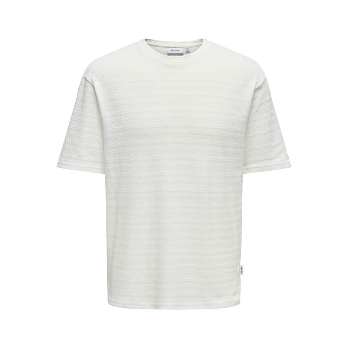 ONLY&SONS ONSGIVO REG 12 SS CREW KNIT NOOS Cloud Dancer | Freewear ONSGIVO REG 12 SS CREW KNIT NOOS - www.freewear.nl - Freewear