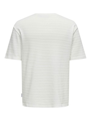 ONLY&SONS ONSGIVO REG 12 SS CREW KNIT NOOS Cloud Dancer | Freewear ONSGIVO REG 12 SS CREW KNIT NOOS - www.freewear.nl - Freewear