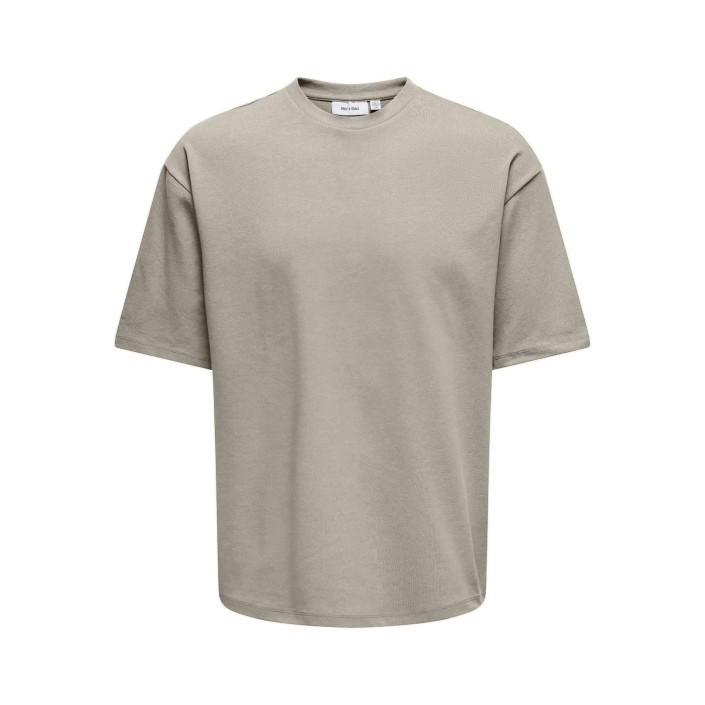 ONLY&SONS ONSCASPIAN AIRFLEX AUT SS TEE NOOS Silver Lining | Freewear ONSCASPIAN AIRFLEX AUT SS TEE NOOS - www.freewear.nl - Freewear