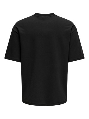 ONLY&SONS ONSCASPIAN AIRFLEX AUT SS TEE NOOS Black | Freewear ONSCASPIAN AIRFLEX AUT SS TEE NOOS - www.freewear.nl - Freewear