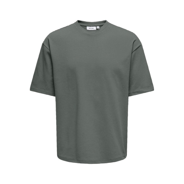 ONLY&SONS ONSCASPIAN AIRFLEX AUT SS TEE NOOS Castor Gray | Freewear ONSCASPIAN AIRFLEX AUT SS TEE NOOS - www.freewear.nl - Freewear