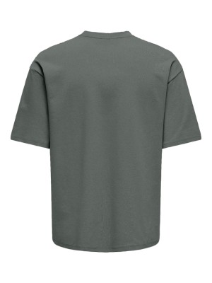 ONLY&SONS ONSCASPIAN AIRFLEX AUT SS TEE NOOS Castor Gray | Freewear ONSCASPIAN AIRFLEX AUT SS TEE NOOS - www.freewear.nl - Freewear