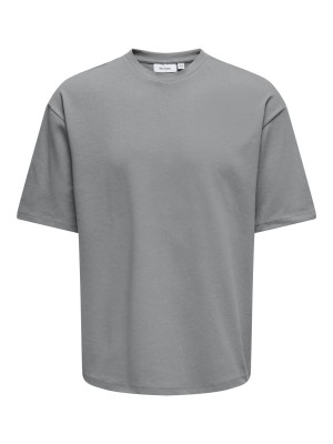 ONLY&SONS ONSCASPIAN AIRFLEX AUT SS TEE NOOS Ultimate Grey | Freewear ONSCASPIAN AIRFLEX AUT SS TEE NOOS - www.freewear.nl - Freewear
