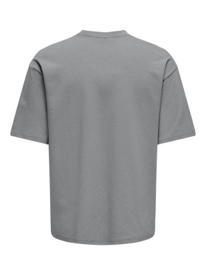 ONLY&SONS ONSCASPIAN AIRFLEX AUT SS TEE NOOS Ultimate Grey | Freewear ONSCASPIAN AIRFLEX AUT SS TEE NOOS - www.freewear.nl - Freewear