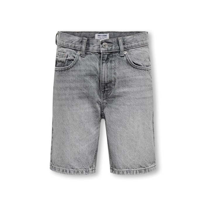 ONLY&SONS OSJEDGE MG 2790 TAI DNM SHORTS NOOS Medium Grey Denim | Freewear OSJEDGE MG 2790 TAI DNM SHORTS NOOS - www.freewear.nl - Freewear
