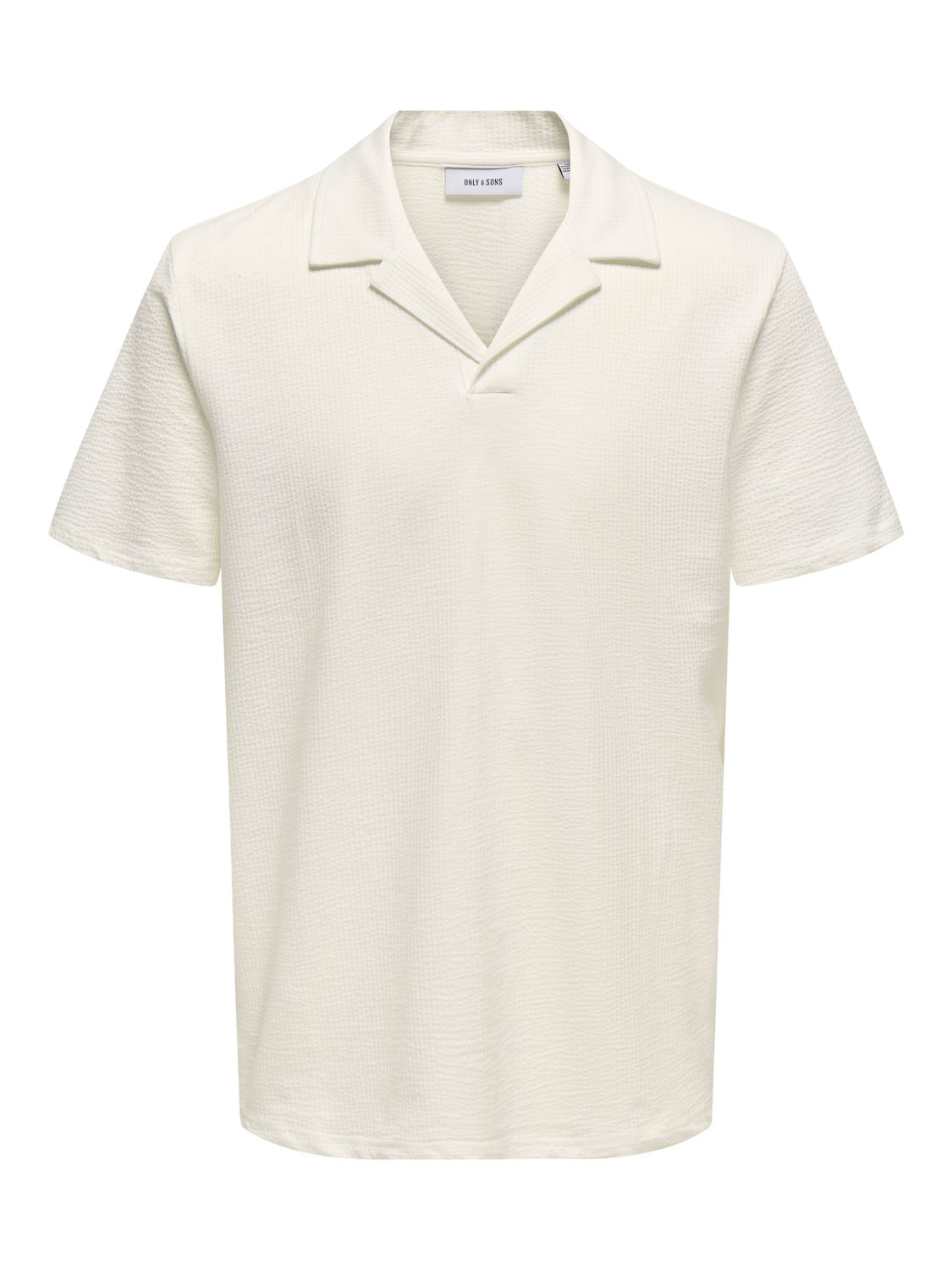 Only and Sons Onskian Reg Seersucker Resort Polo