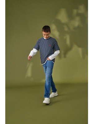 ONLY&SONS OSJEDGE STRAIGHT MB 2838 TAI DNM NO: Medium Blue Denim | Freewear OSJEDGE STRAIGHT MB 2838 TAI DNM NO: - www.freewear.nl - Freewear