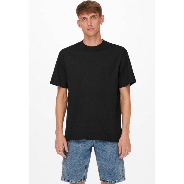 ONLY&SONS OSJFRED LIFE RLX SS TEE JRS NOOS Black | Freewear OSJFRED LIFE RLX SS TEE JRS NOOS - www.freewear.nl - Freewear