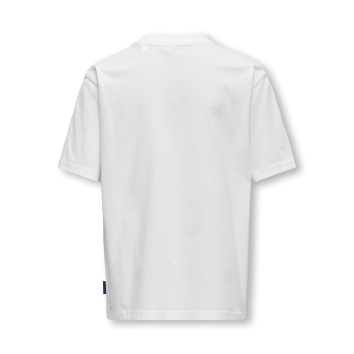 ONLY&SONS OSJFRED LIFE RLX SS TEE JRS NOOS Bright White | Freewear OSJFRED LIFE RLX SS TEE JRS NOOS - www.freewear.nl - Freewear