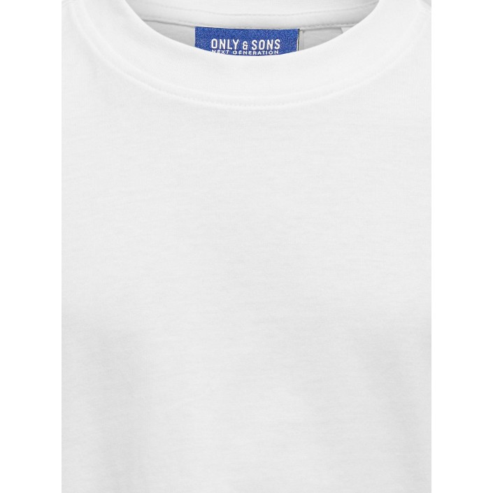ONLY&SONS OSJFRED LIFE RLX SS TEE JRS NOOS Bright White | Freewear OSJFRED LIFE RLX SS TEE JRS NOOS - www.freewear.nl - Freewear