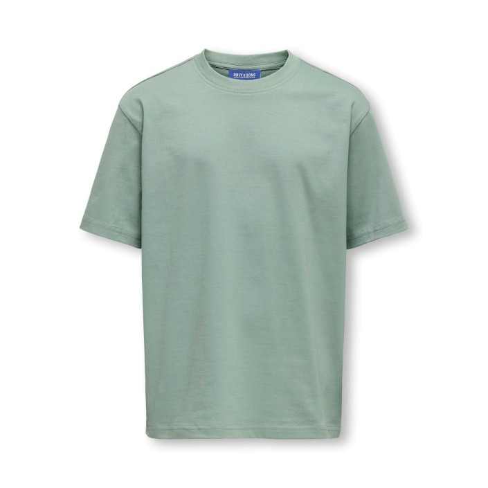 ONLY&SONS OSJFRED LIFE RLX SS TEE JRS NOOS Chinois Green | Freewear OSJFRED LIFE RLX SS TEE JRS NOOS - www.freewear.nl - Freewear
