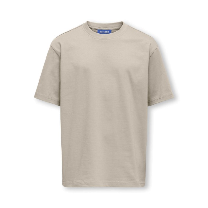 ONLY&SONS OSJFRED LIFE RLX SS TEE JRS NOOS Silver Lining | Freewear OSJFRED LIFE RLX SS TEE JRS NOOS - www.freewear.nl - Freewear
