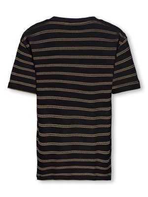 ONLY&SONS OSJIAN SS STRIPE STRUCT TEE JRS Night Sky/Chinchilla | Freewear OSJIAN SS STRIPE STRUCT TEE JRS - www.freewear.nl - Freewear