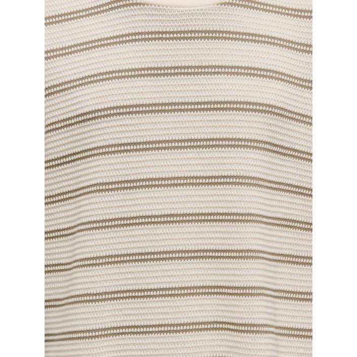 ONLY&SONS OSJIAN SS STRIPE STRUCT TEE JRS Chinchilla/White | Freewear OSJIAN SS STRIPE STRUCT TEE JRS - www.freewear.nl - Freewear