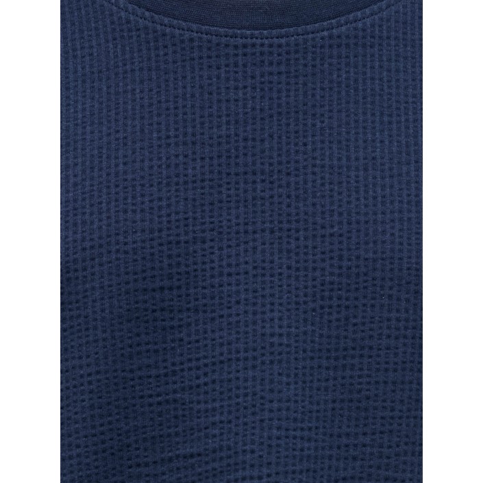 ONLY&SONS OSJKIAN REG SEERSUCKER SS TEE JRS Navy Blazer | Freewear OSJKIAN REG SEERSUCKER SS TEE JRS - www.freewear.nl - Freewear