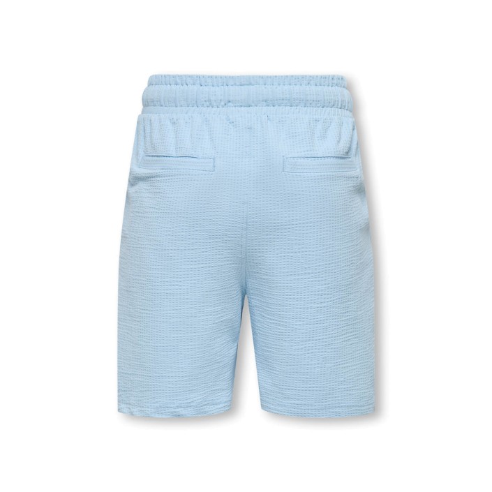 ONLY&SONS OSJKIAN REG SEERSUCKER SHORTS JRS Powder Blue | Freewear OSJKIAN REG SEERSUCKER SHORTS JRS - www.freewear.nl - Freewear