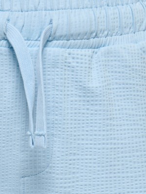 ONLY&SONS OSJKIAN REG SEERSUCKER SHORTS JRS Powder Blue | Freewear OSJKIAN REG SEERSUCKER SHORTS JRS - www.freewear.nl - Freewear