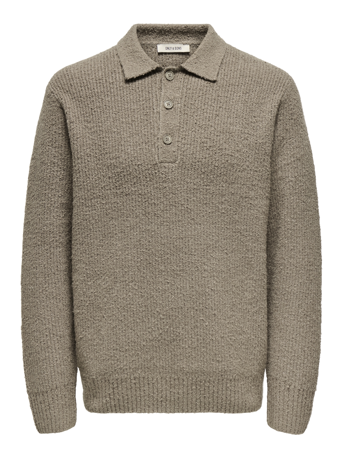 Only and Sons Onsdale Rlx Ls Polo Knit Noos