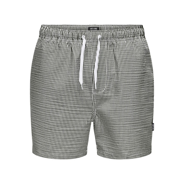 ONLY&SONS OSJTED STRIPE SEERSUCKER SWIM ACC Kambaba/Cloud Dancer | Freewear OSJTED STRIPE SEERSUCKER SWIM ACC - www.freewear.nl - Freewear