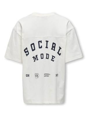 ONLY&SONS OSJGORDON S/S OVZ PRINTED TEE JRS Tofu/Print Social | Freewear OSJGORDON S/S OVZ PRINTED TEE JRS - www.freewear.nl - Freewear