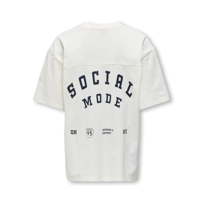 ONLY&SONS OSJGORDON S/S OVZ PRINTED TEE JRS Tofu/Print Social | Freewear OSJGORDON S/S OVZ PRINTED TEE JRS - www.freewear.nl - Freewear