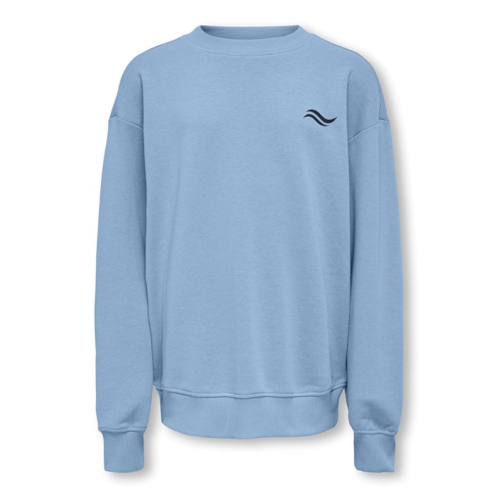 ONLY&SONS OSJBENJAMIN LIFE LOOSE LS O-NECK UB: Powder Blue/Print Ride | Freewear OSJBENJAMIN LIFE LOOSE LS O-NECK UB: - www.freewear.nl - Freewear