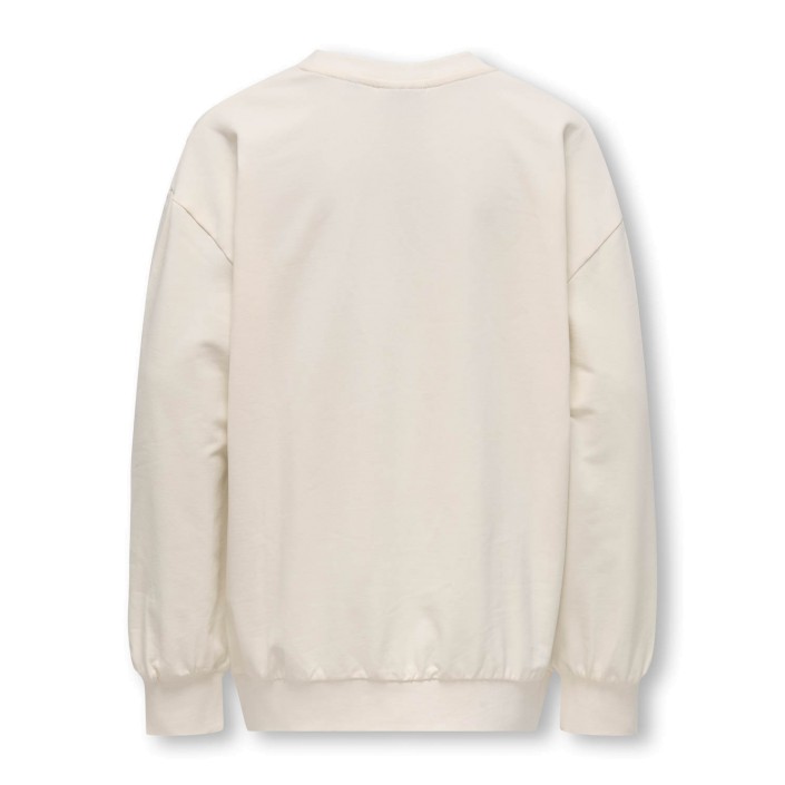ONLY&SONS OSJROAD OVZ LS O-NECK UB SWT Tofu/Sky | Freewear OSJROAD OVZ LS O-NECK UB SWT - www.freewear.nl - Freewear