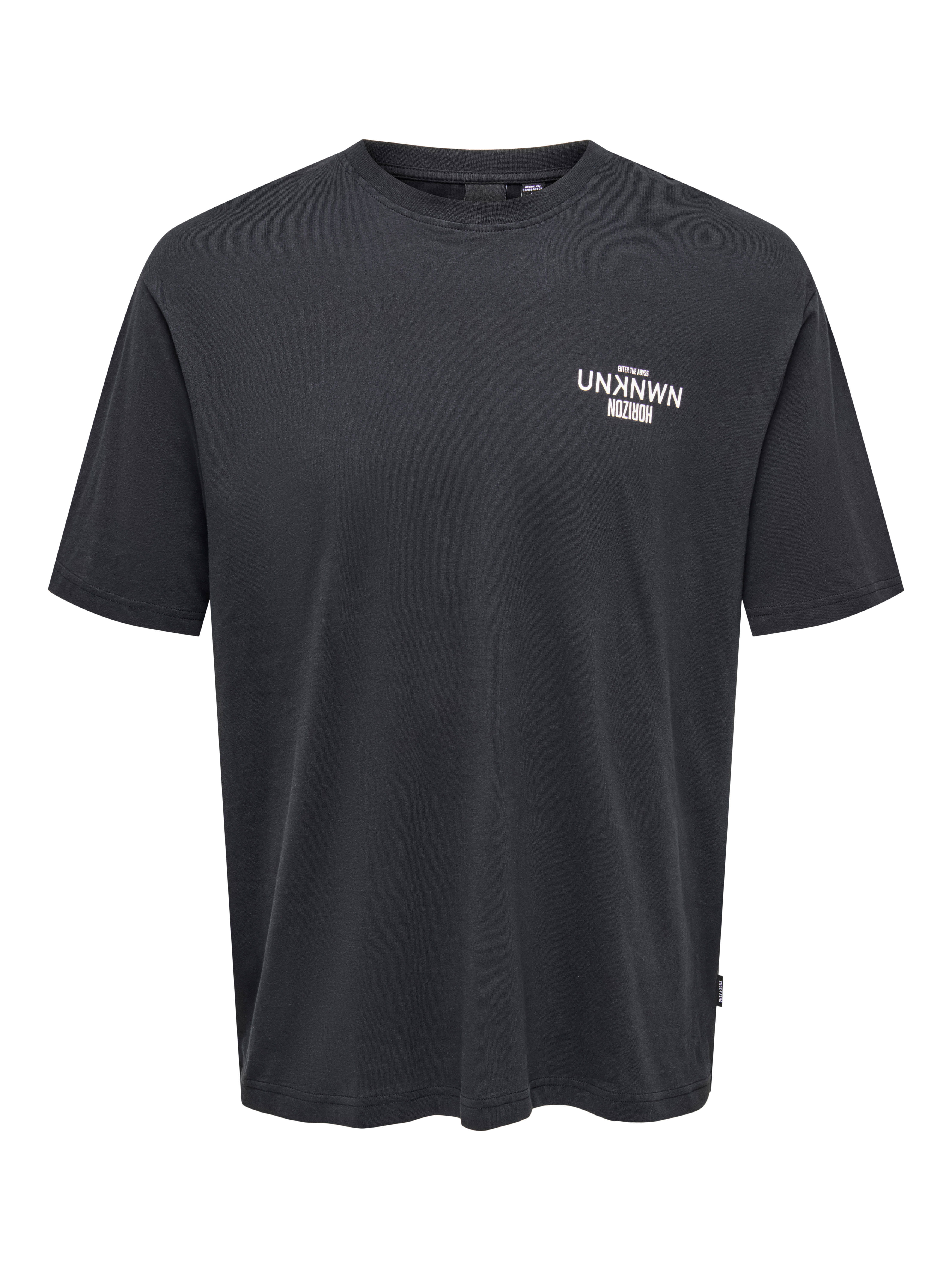 Only & Sons Men-t-shirt--Black-Maat XXL